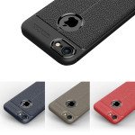 Wholesale iPhone 8 Plus / iPhone 7 Plus TPU Leather Armor Hybrid Case (Red)